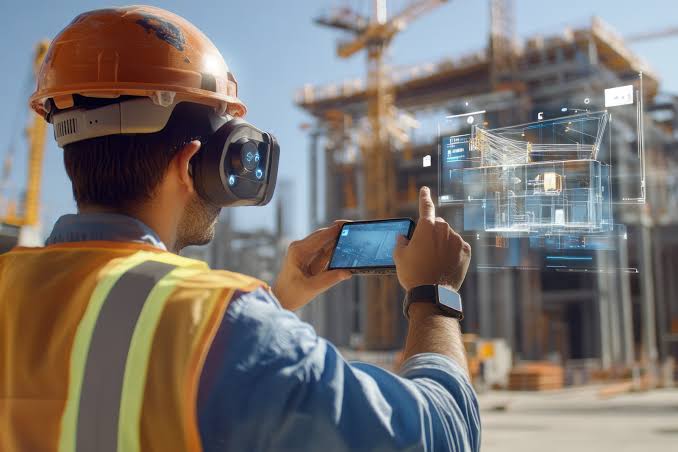 AI-assisted scheduling and quality monitoring on a construction site