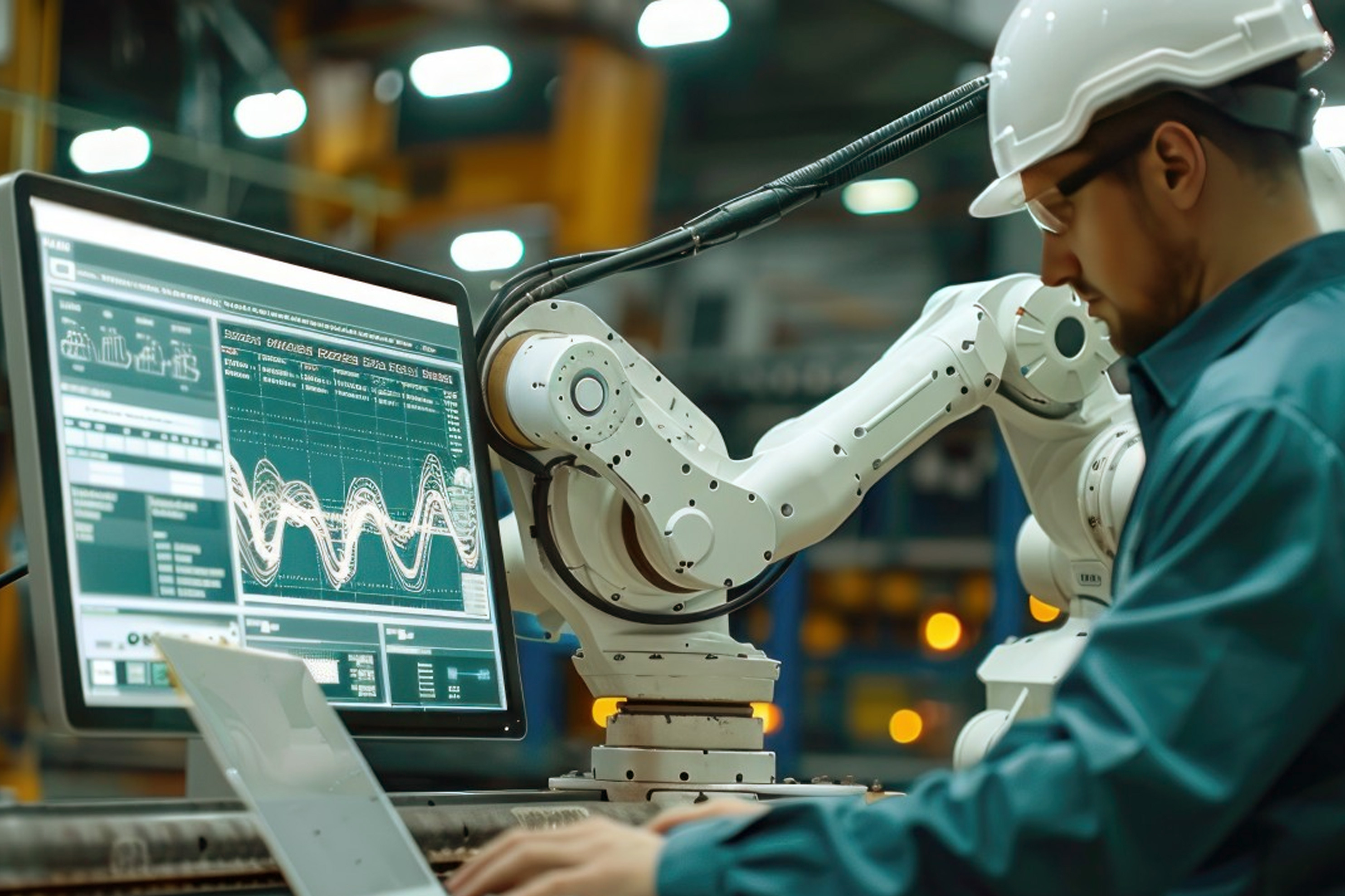 Predictive maintenance and automation on a manufacturing line